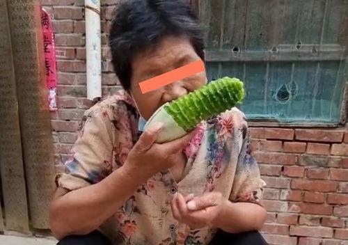 婆婆啃瓜给儿媳妇吃视频,温馨瞬间感动网友